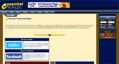 Desktop Screenshot of essentialmagic.com